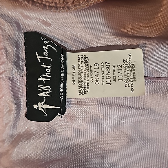 All that Jazz Women Dress and Jacket Career Suit Size 11/12 Blue White Texture - Picture 13 of 16